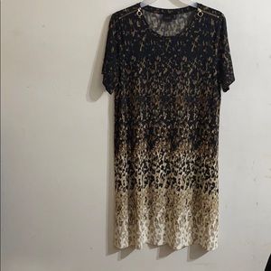Beautiful leopard print midi dress